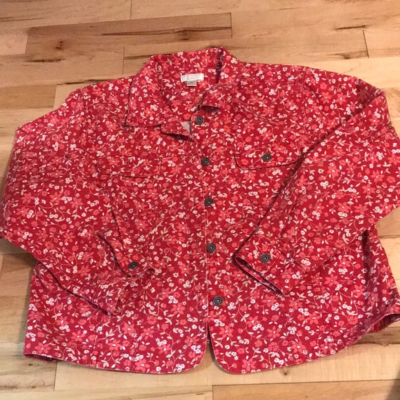 Cute vintage floral Jean jacket - Picture 4 of 7